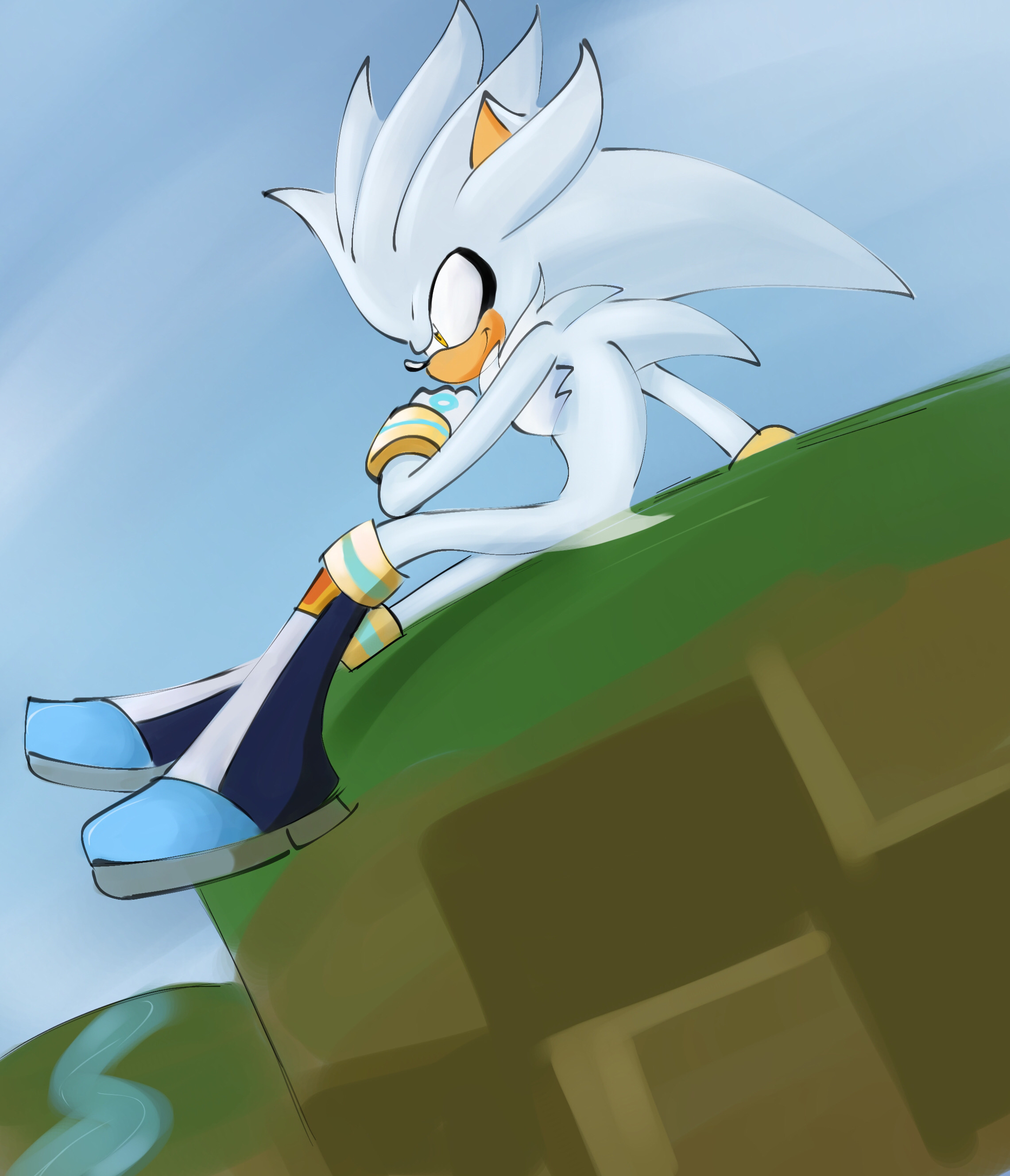 Chasing Silver Deviantart Silver taking a break by BreadwinnerTim on DeviantArt