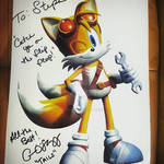 Gift from Colleen O'Shaugnessey - Signed Tails pic by KawaiiSteffu