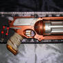 Steampunk painted Nerf gun - Maverick (Right side)