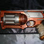 Steampunk painted Nerf gun - Maverick (Left side)