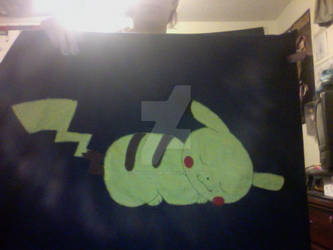 Sleeping pikachu pillow case