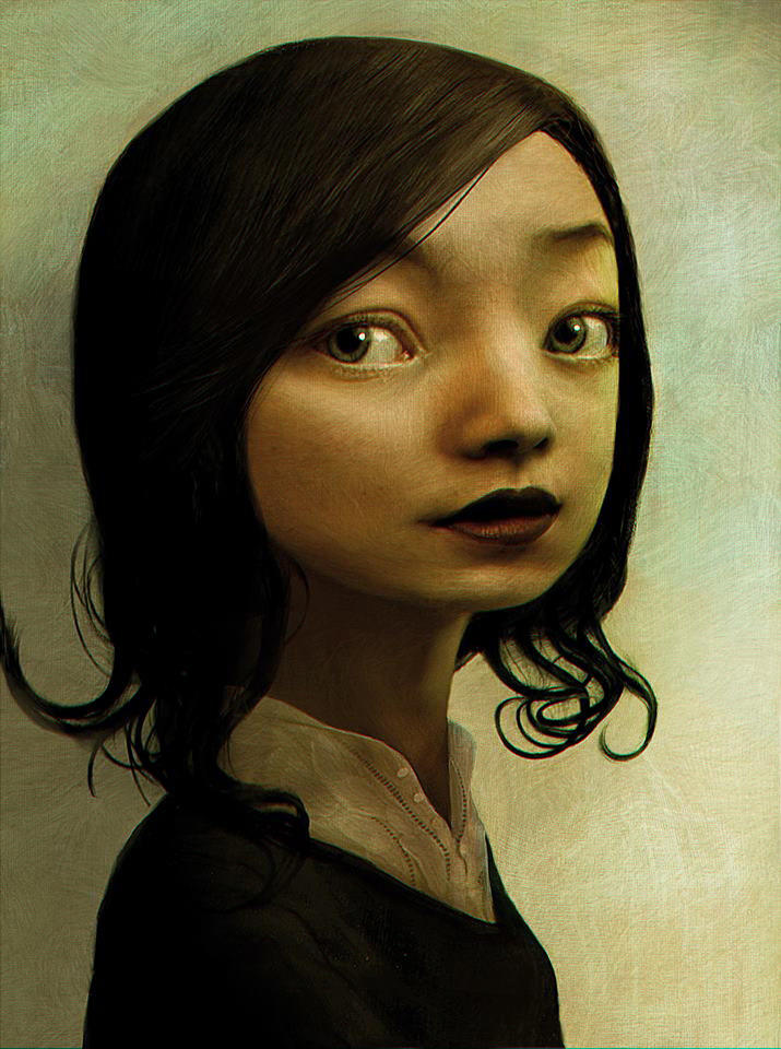 Girl Portrait / Benoit Godde Concept Artist by Benoit-Godde