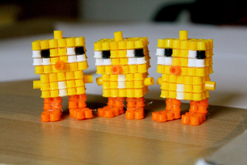 Hama Bead Chickens