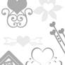 Valentine Brushes Pack 2