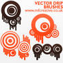 Vector Drip Brushes