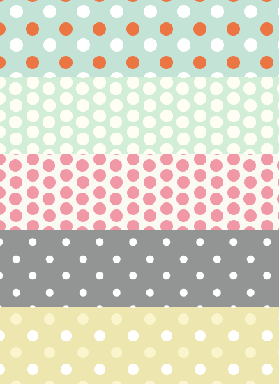 Free polka dot patterns