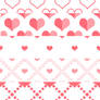 Free heart Photoshop patterns