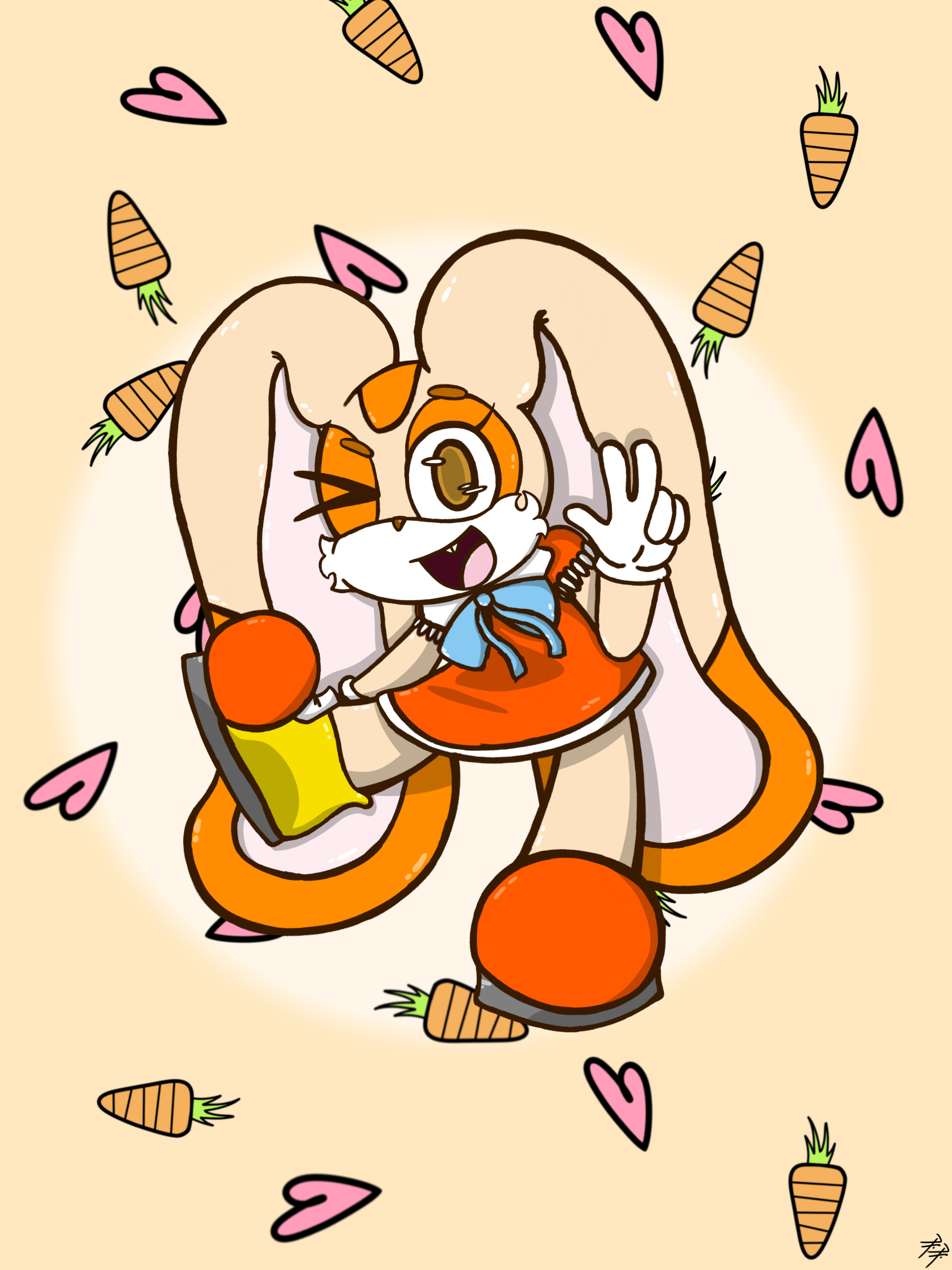 Cream The Rabbit Back View Cream the Rabbit (fanart) by RRcreator17 on DeviantArt