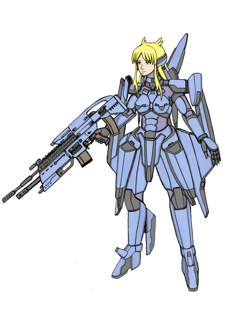 Power Armor Female Ver. by Mechamastermind on DeviantArt.