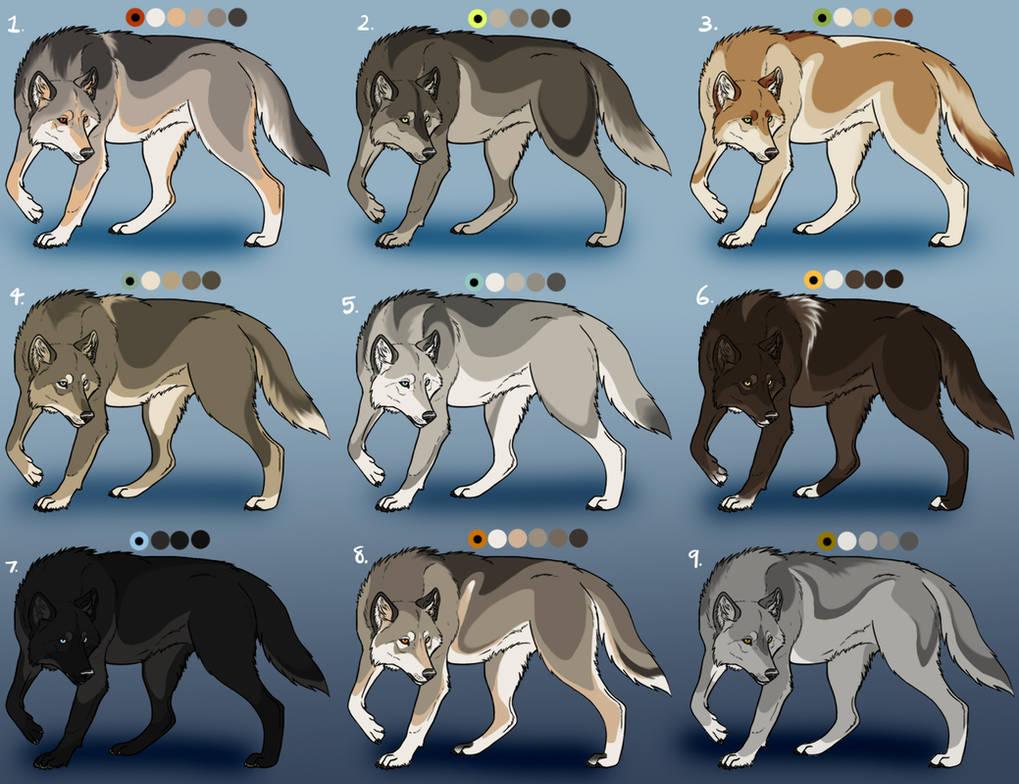 Fur Patterns In Wolves Natural Wolf Adoptables: CLOSED by Nature-Ridge-Adopts on DeviantArt
