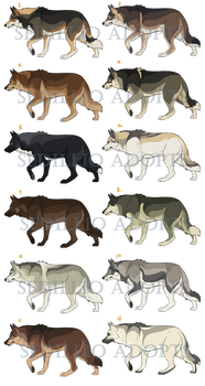 Natural Wolf Adopts Set 22: CLOSED