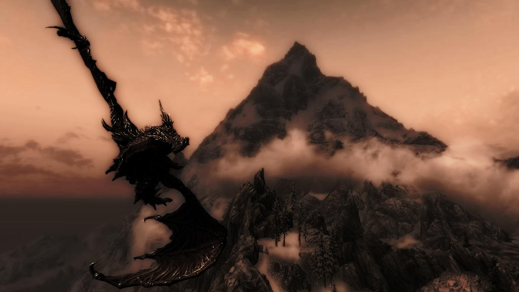 Skyrim:Alduin by PlagueDoctor66613 on DeviantArt