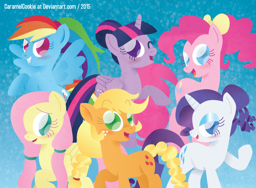 Mane Six Hairstyles by CaramelCookie on DeviantArt Mane Six Hairstyles by CaramelCookie on DeviantArt