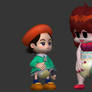 GF And Adeleine Peeing Their Diapers