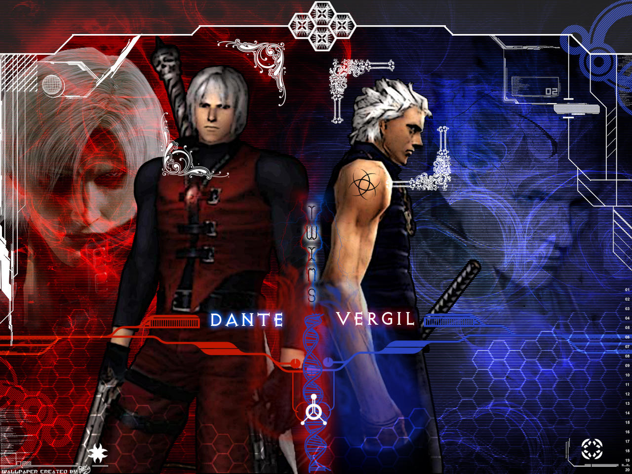 Vergil on Dante-DevilMayCry3 - DeviantArt