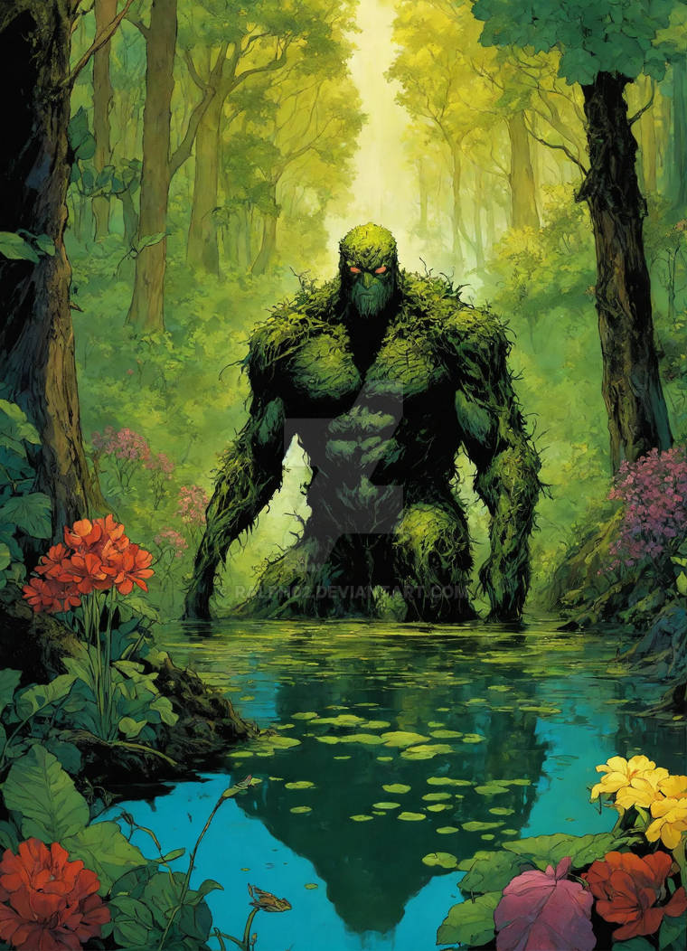 Color Swamp Thing Swamp thing by Ralph02 on DeviantArt