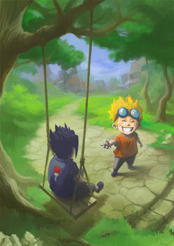 Naruto and Sasuke