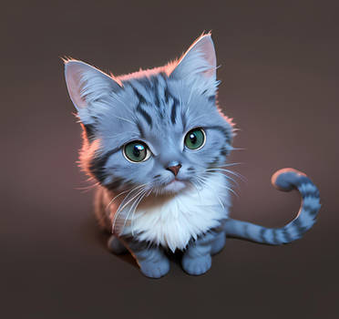 Photorealistic cat [Blender] by kokokokoko09 on DeviantArt