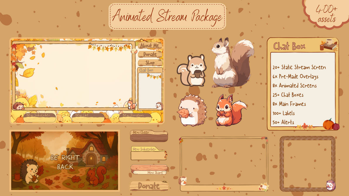 Fall Streamer Designs Fall - stream Overlay by GreatOverlays on DeviantArt