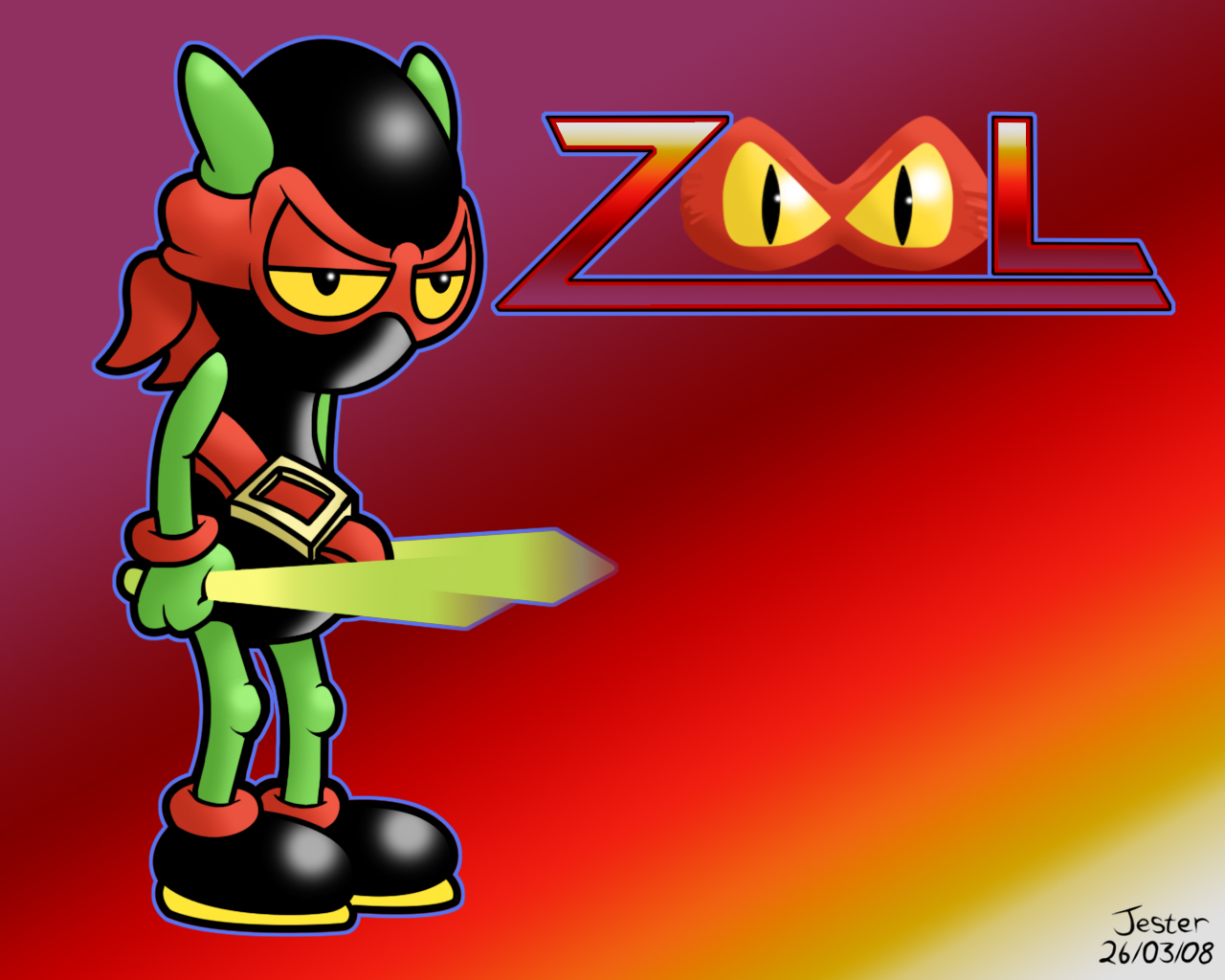 Zool looking unimpressed.