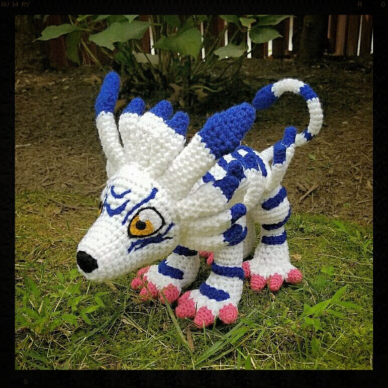 Digimon - Garurumon Amigurumi by TallGrassArt on DeviantArt