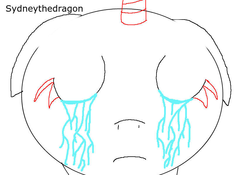 Mlp base #1 Crying by SydneytheDragon on DeviantArt