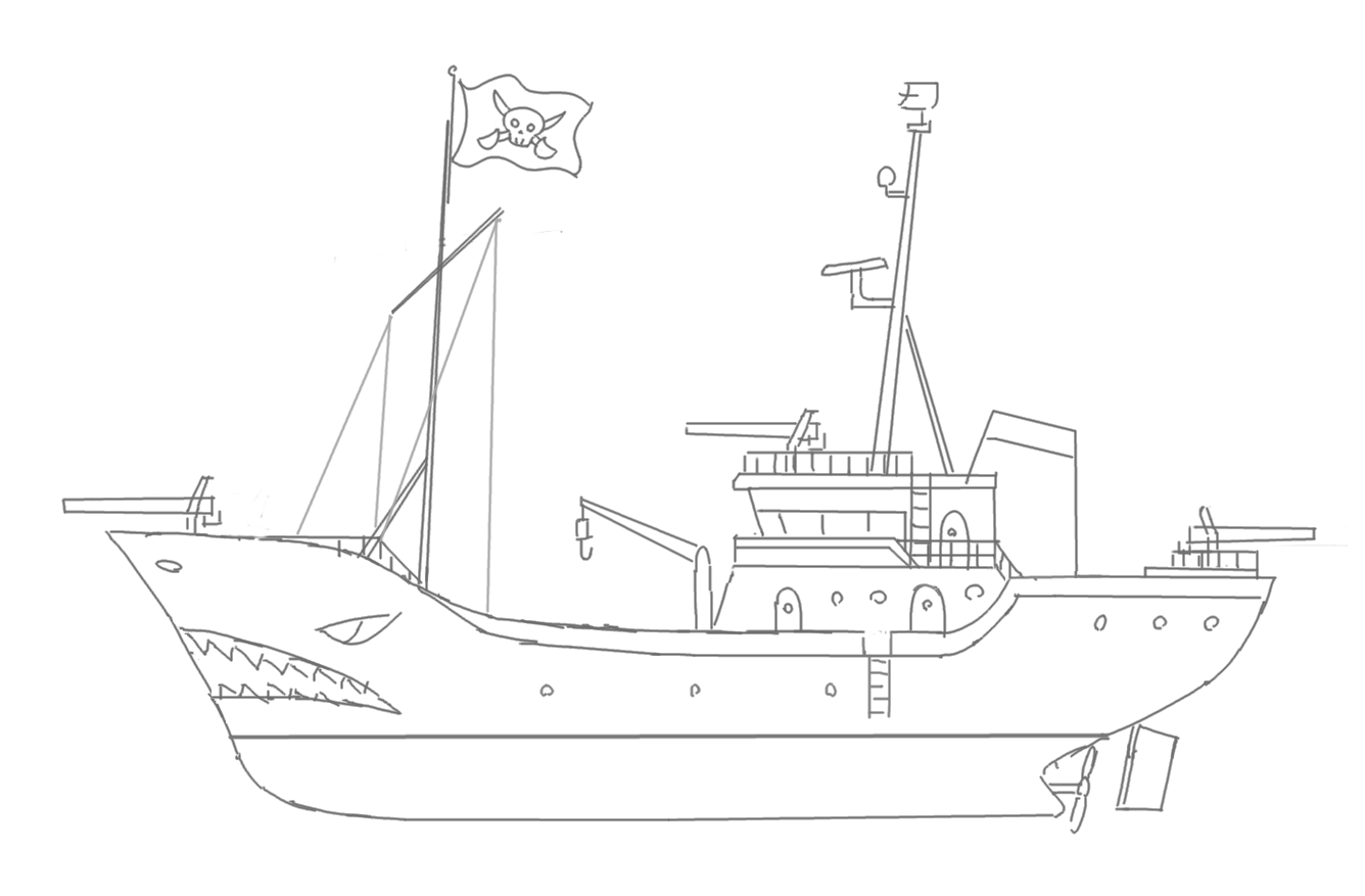 Modern Day Pirate Ship Rough Drawing By Blackrobtheruthless On Deviantart Modern Day Pirate Ship Rough Drawing By Blackrobtheruthless On Deviantart