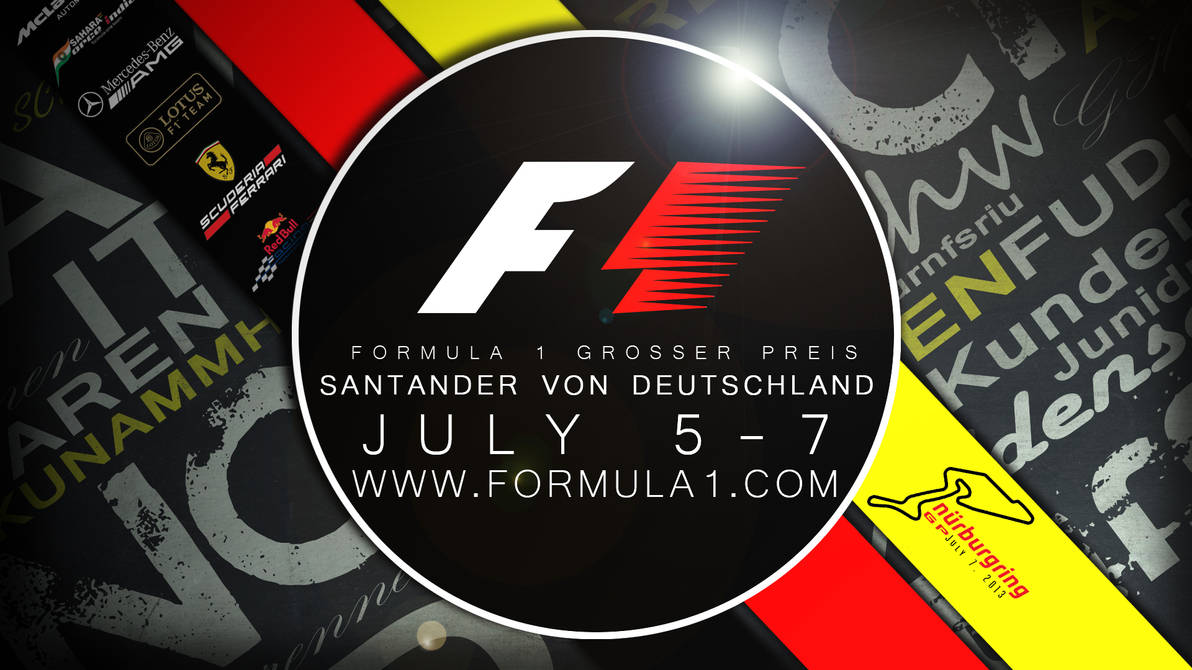 German-Formula-1-Poster