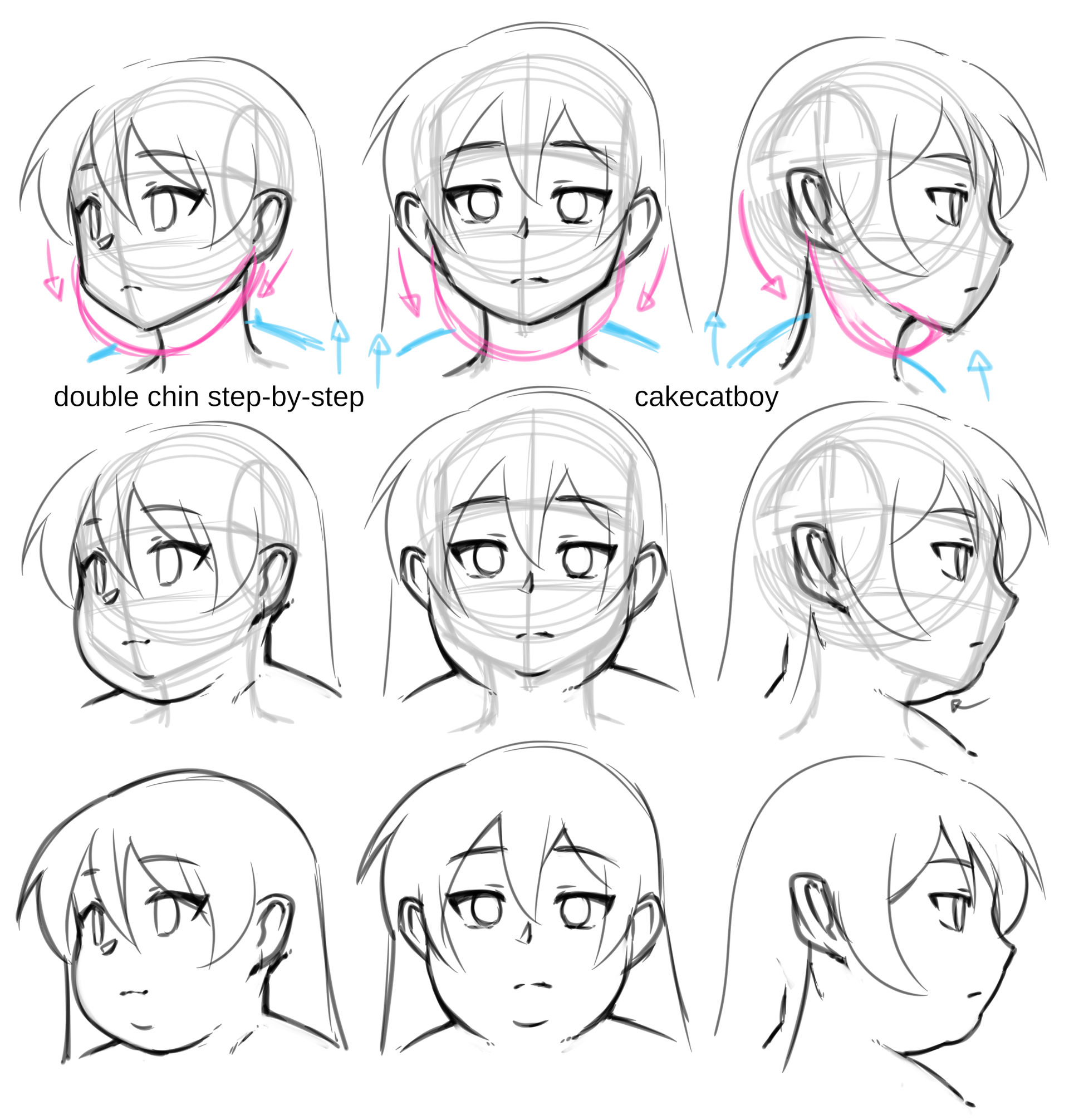 How to Draw Double Chin Guide by catboymech on DeviantArt