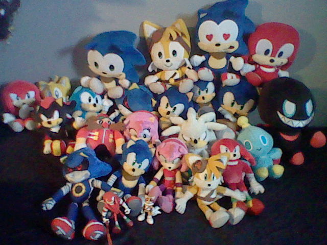SEGA TOMY 25th Anniversary Classic Sonic Figure Toy Lot 3” Sonic Tails  Knuckles
