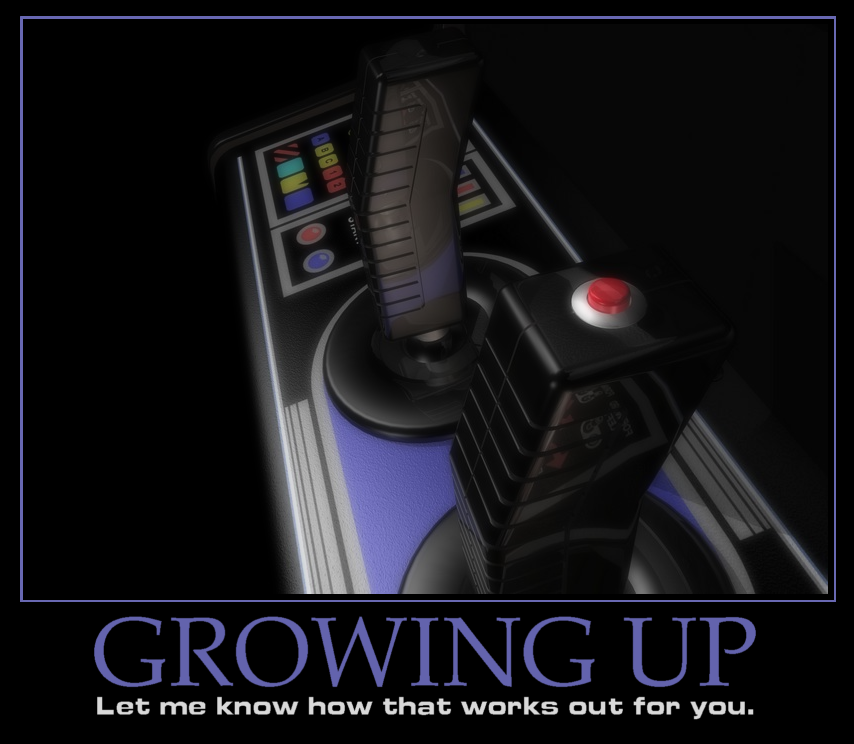 Motivational Poster - 'Growing Up'