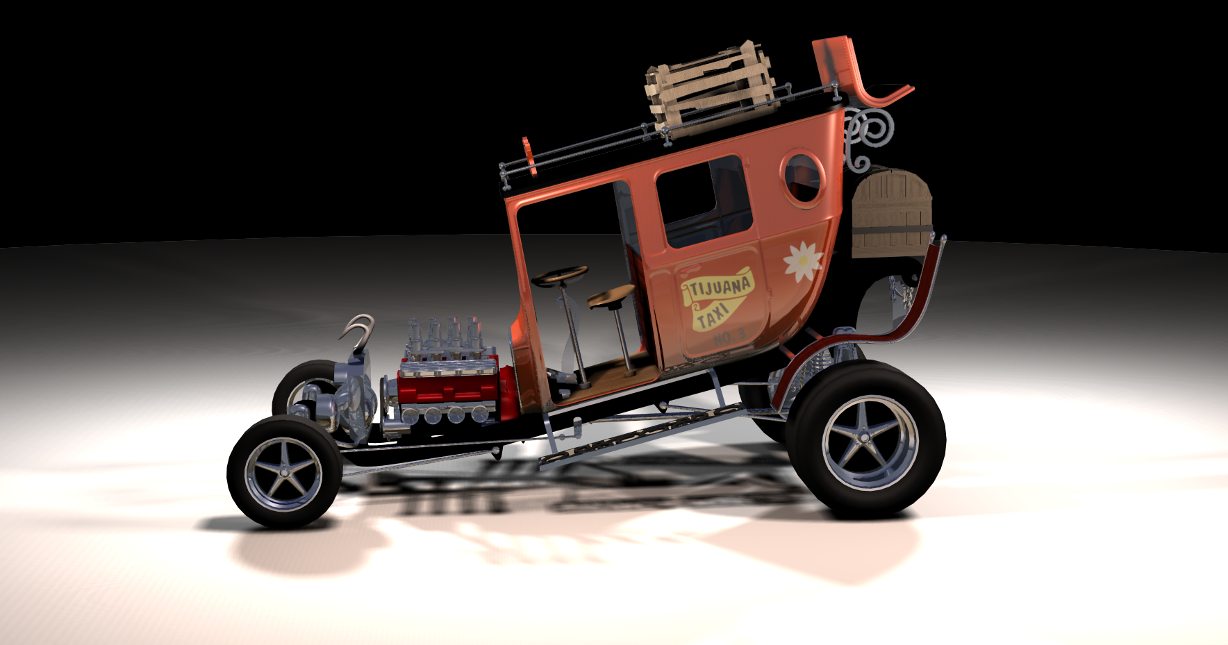 Tijuana Taxi rendering