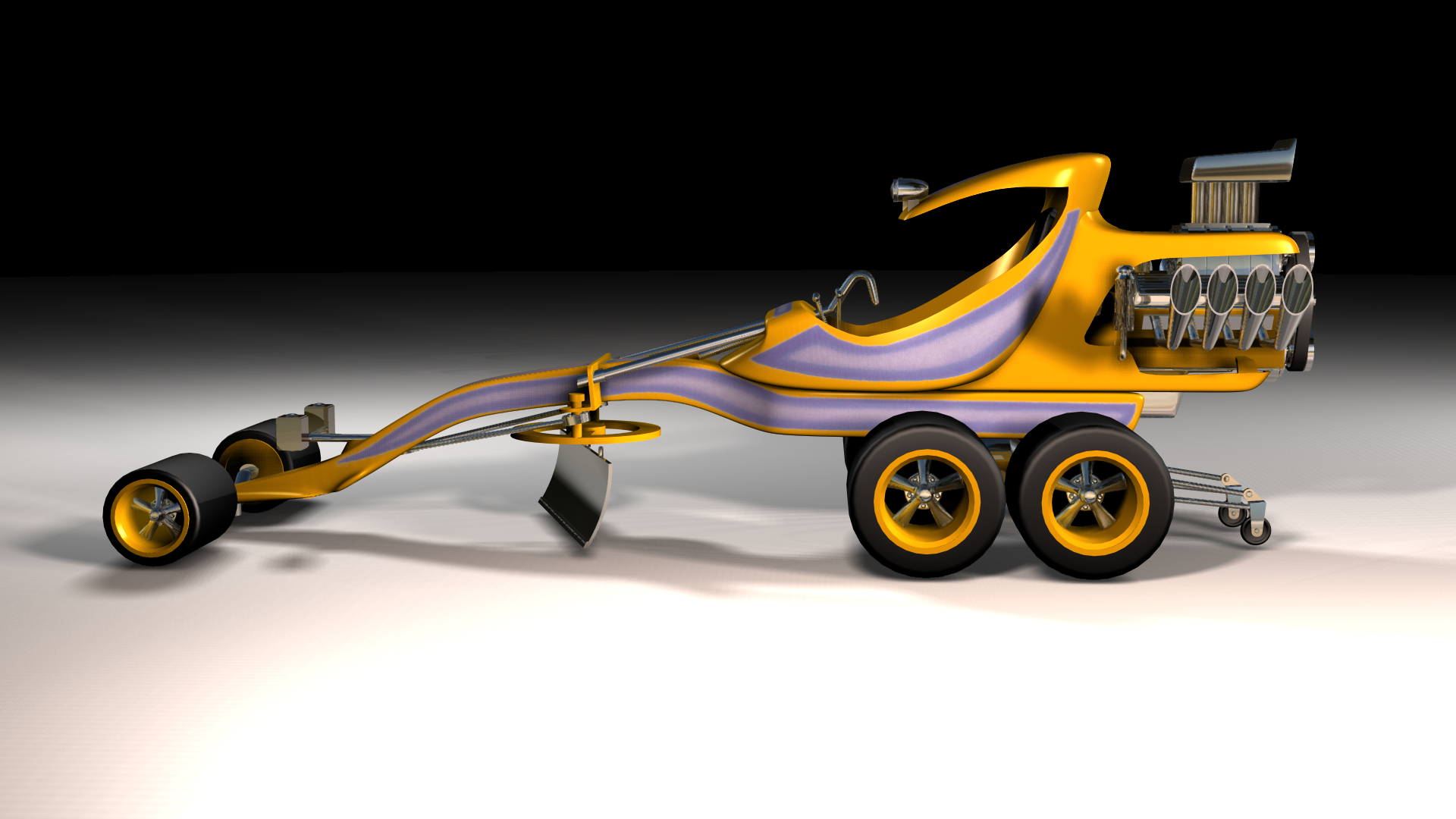 Groovy Grader 3D model