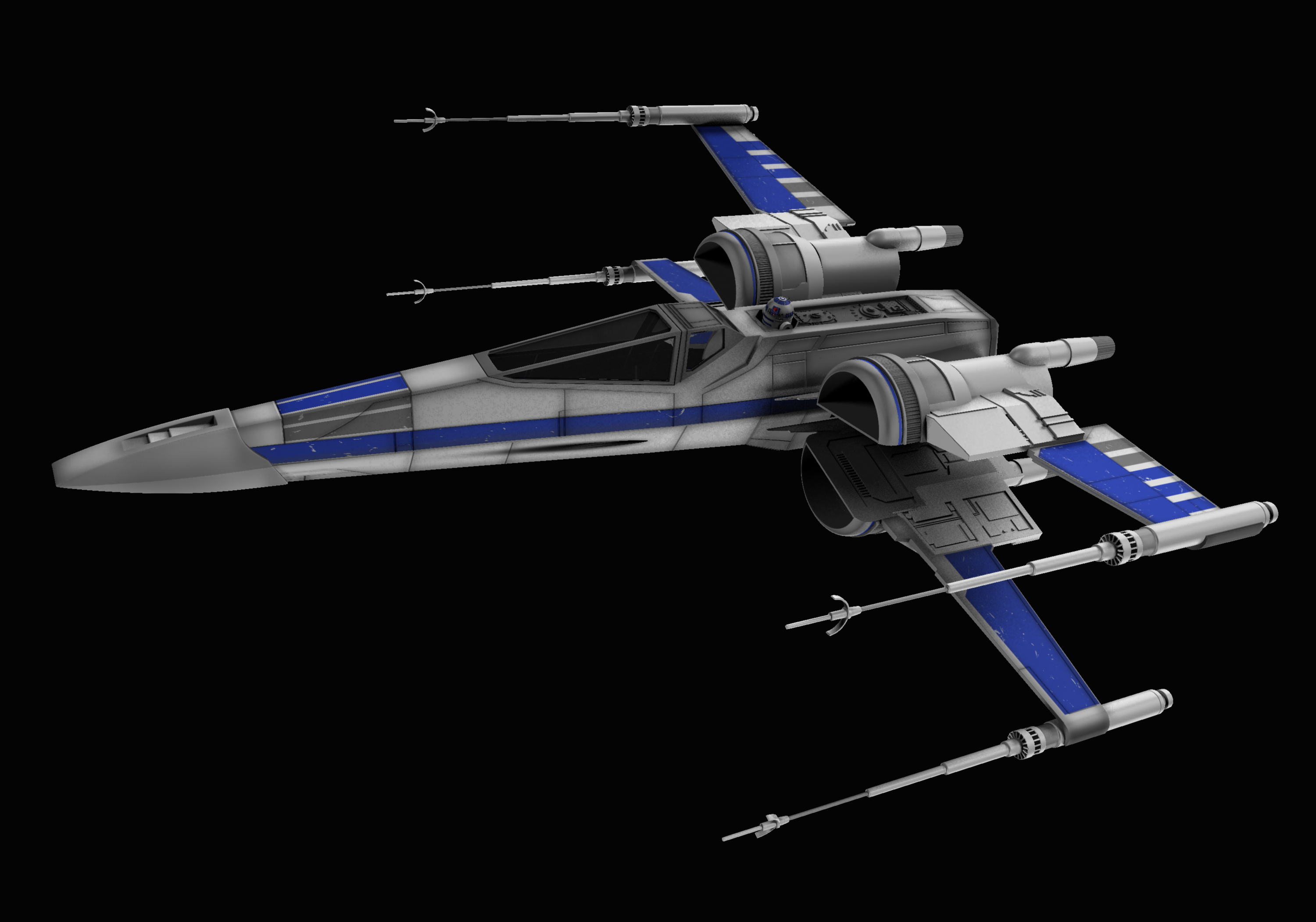 X Wing Frame New X-Wing 01 by peterhirschberg on DeviantArt