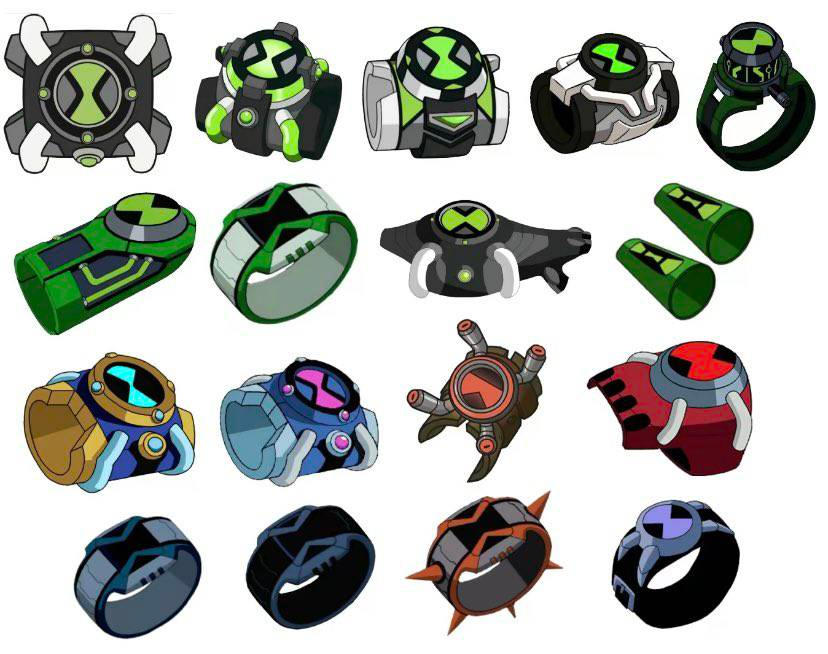 Omnitrix versions by starkiller2204 on DeviantArt