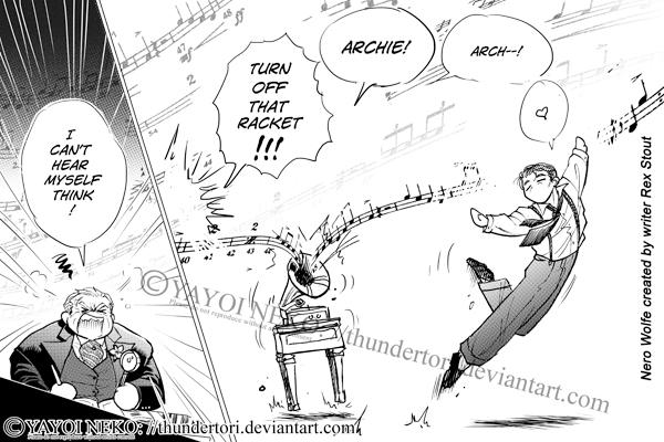 Nero Wolfe and Archie Goodwin 02 by Thundertori on DeviantArt