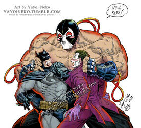 Bane Batman and Joker