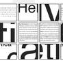 Typography Helvetica Poster