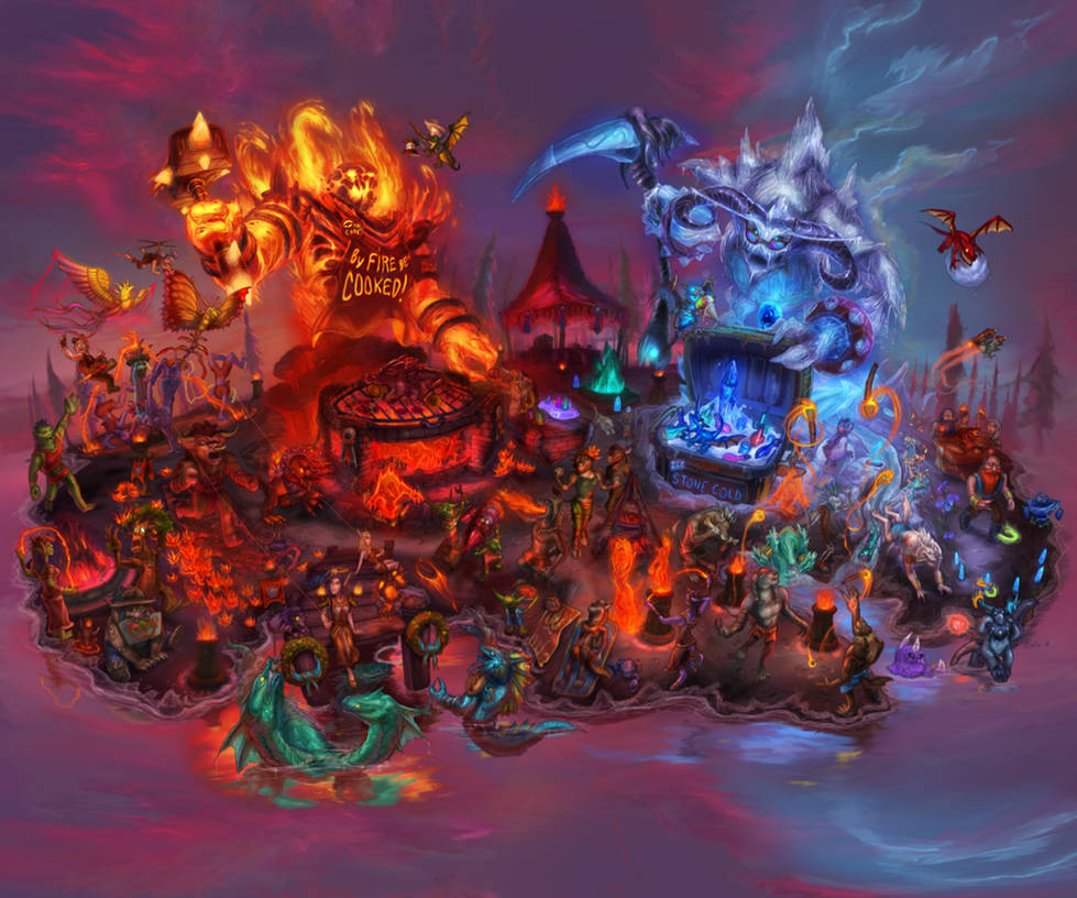 The Midsummer Fire Festival by The-SixthLeafClover