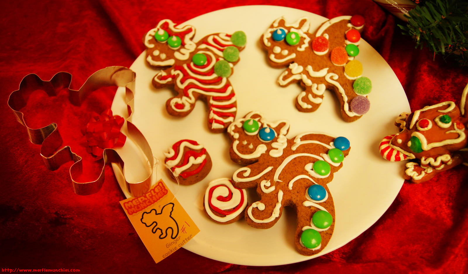 Gingerbread cookie dragons