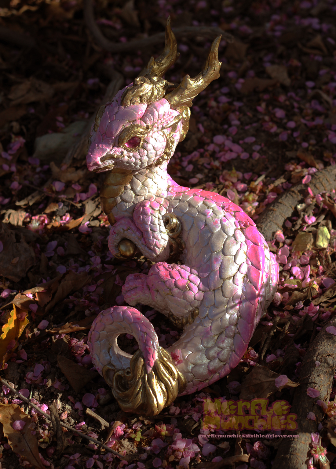 Cherry Blossom Eastern Dragon