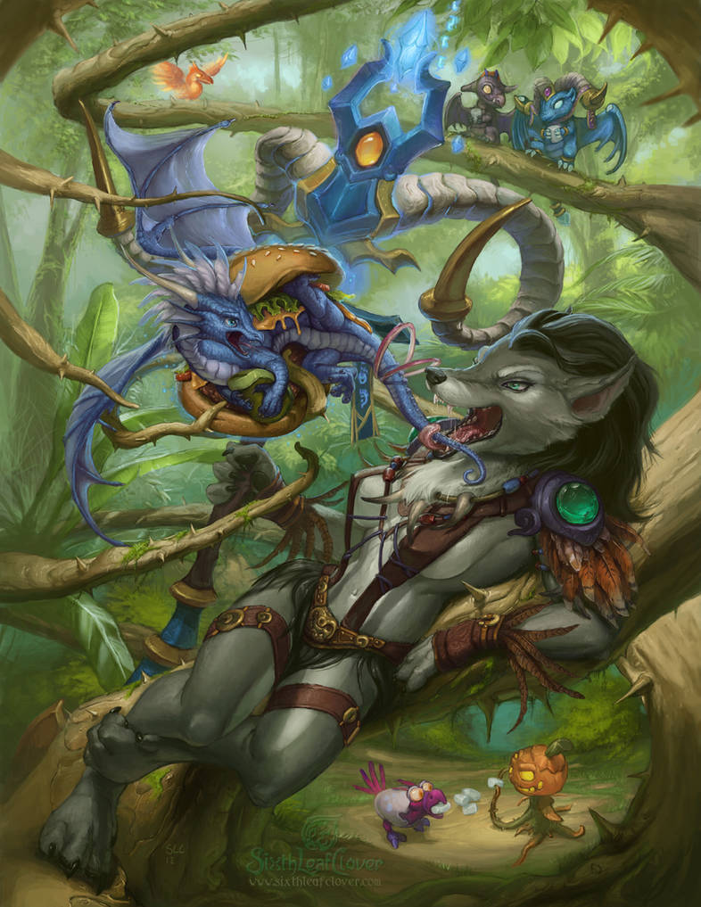 Entangling roots by The-SixthLeafClover
