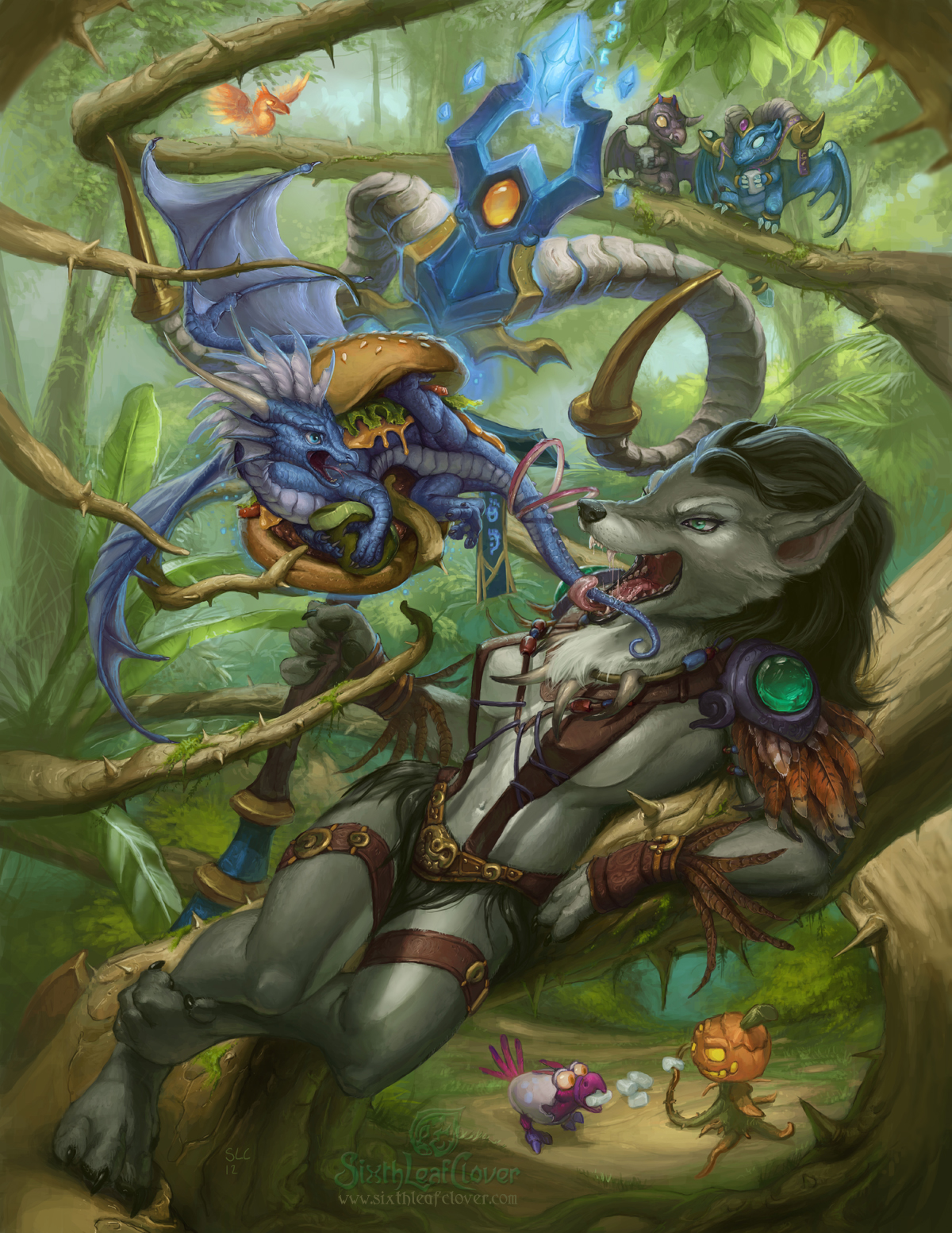 Entangling roots by The-SixthLeafClover