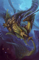 Zodiac Dragon . Pisces