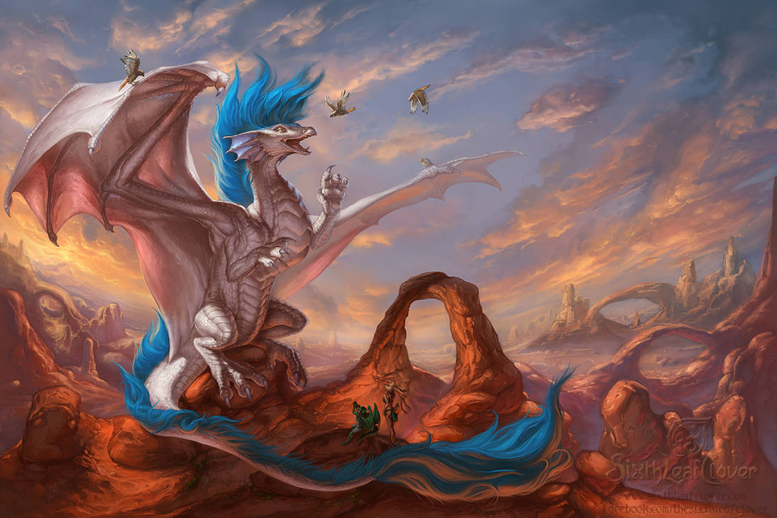 Картинки драконов красивые. Sixthleafclover Dragon. Дракон фэнтези. Магический дракон. Симпатичный дракон.