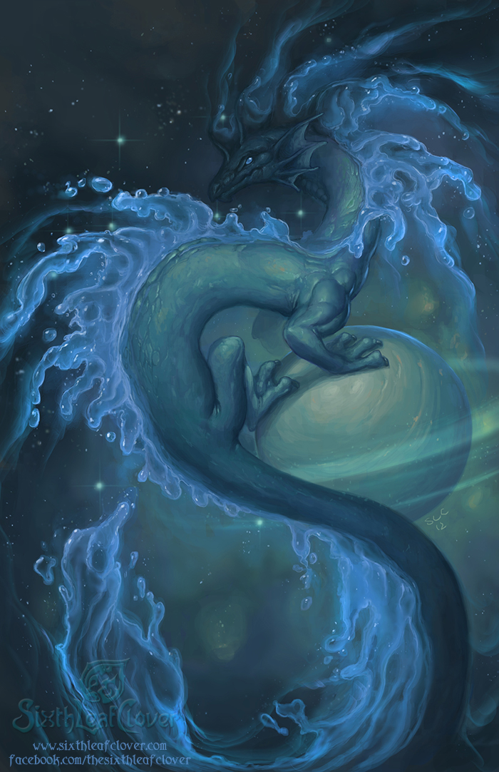 Zodiac Dragon Aquarius By The SixthLeafClover On DeviantArt zodiac-dragon-aquarius-by-the-sixthleafclover-on-deviantart
