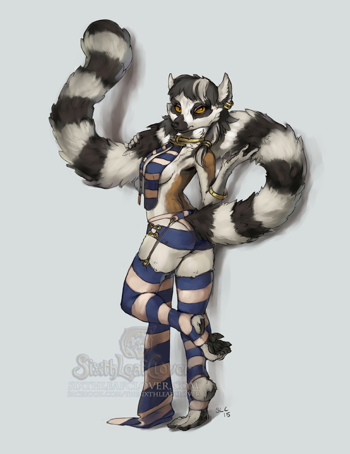 Nerva Vash - Anthro Lemur Concept