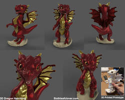 3D Dragon Hatchling