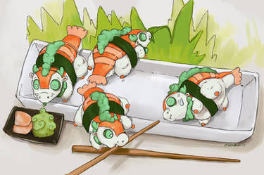 Sushi Dragon Plate