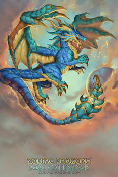 2020 Zodiac Dragons Calendar Scorpio